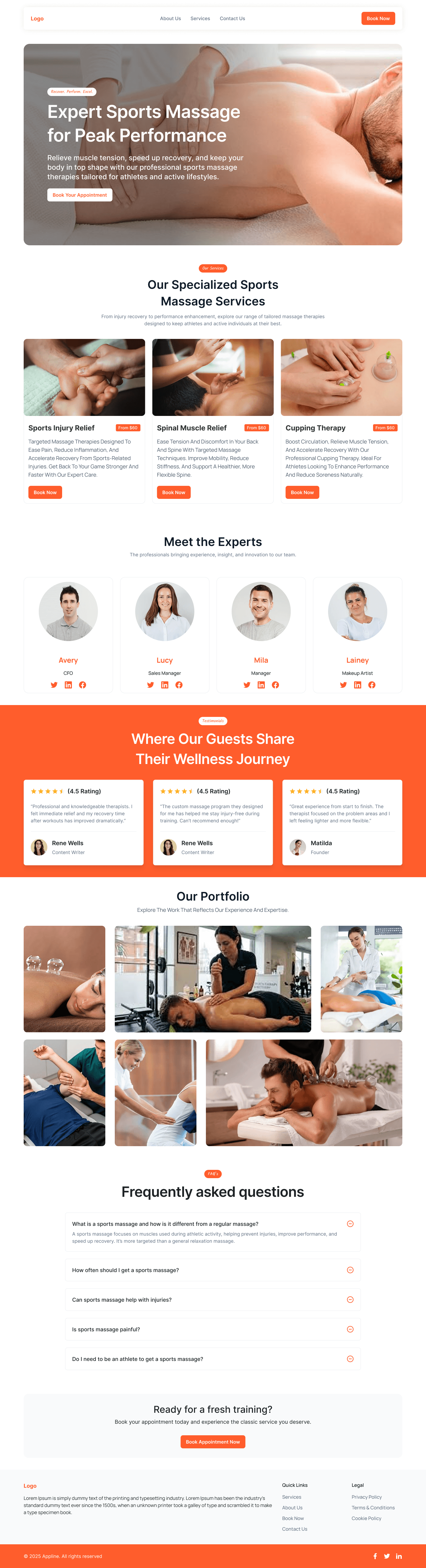 06/04/2026  Sports Massage Website