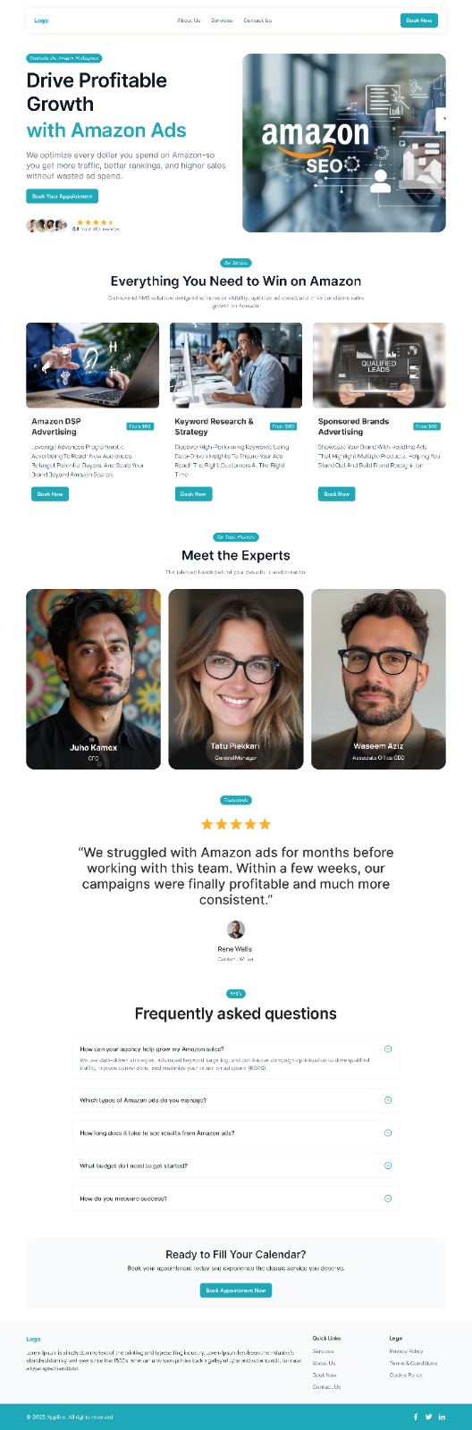 08/04/2026 Amazon Marketing Agency  Website
