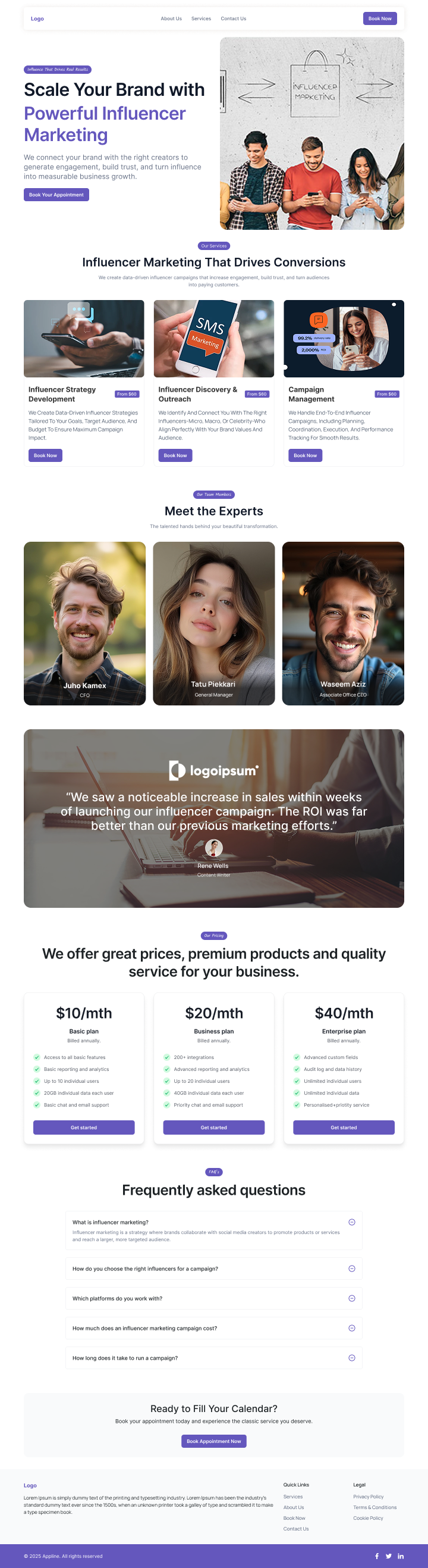 18/04/2026 Influencer Marketing Agency  Website