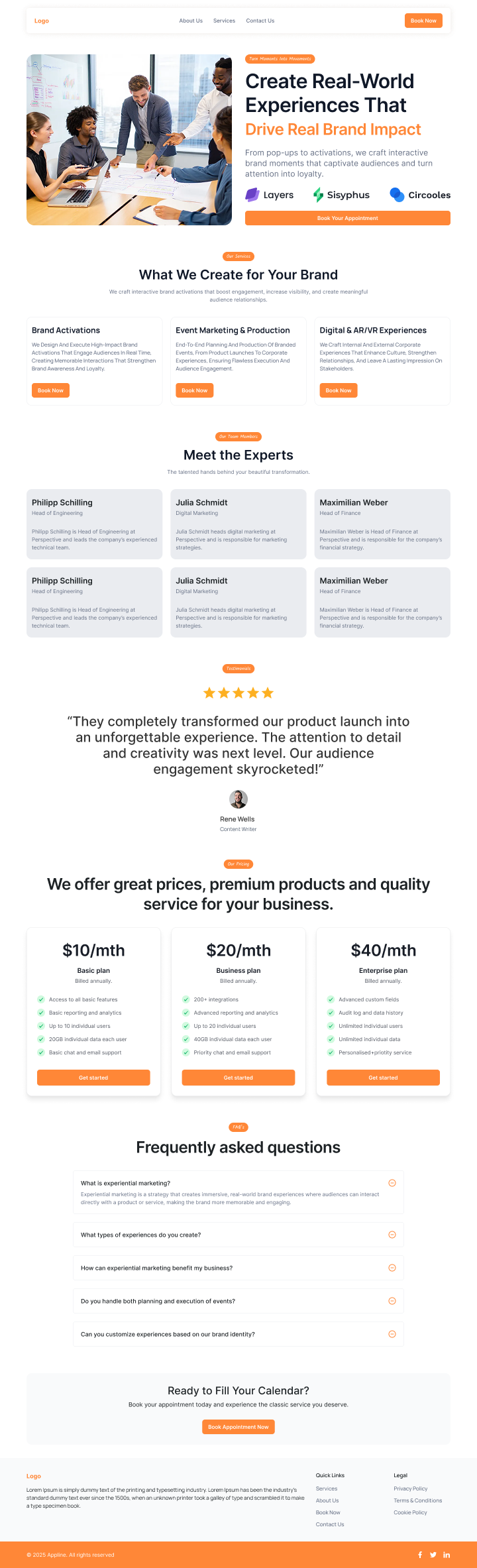 18/04/2026  Experiential Marketing Agency Website