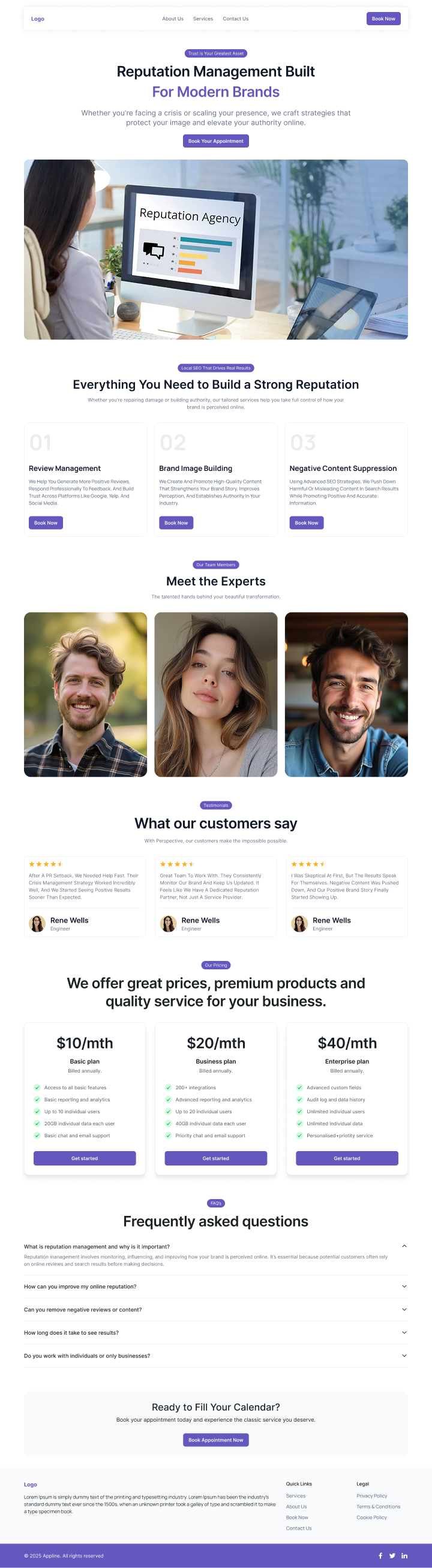 21/04/2026 Reputation Management Agency Website