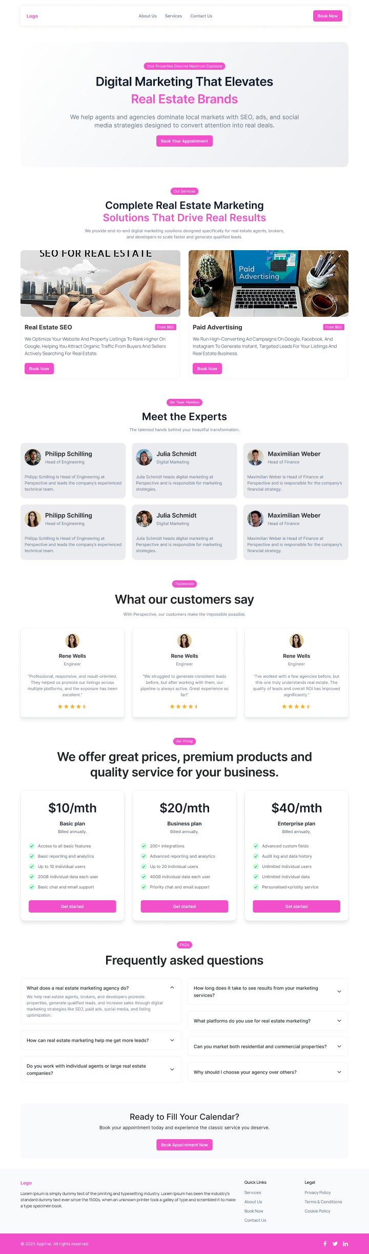 21/04/2026 Real Estate Marketing Agency  Website