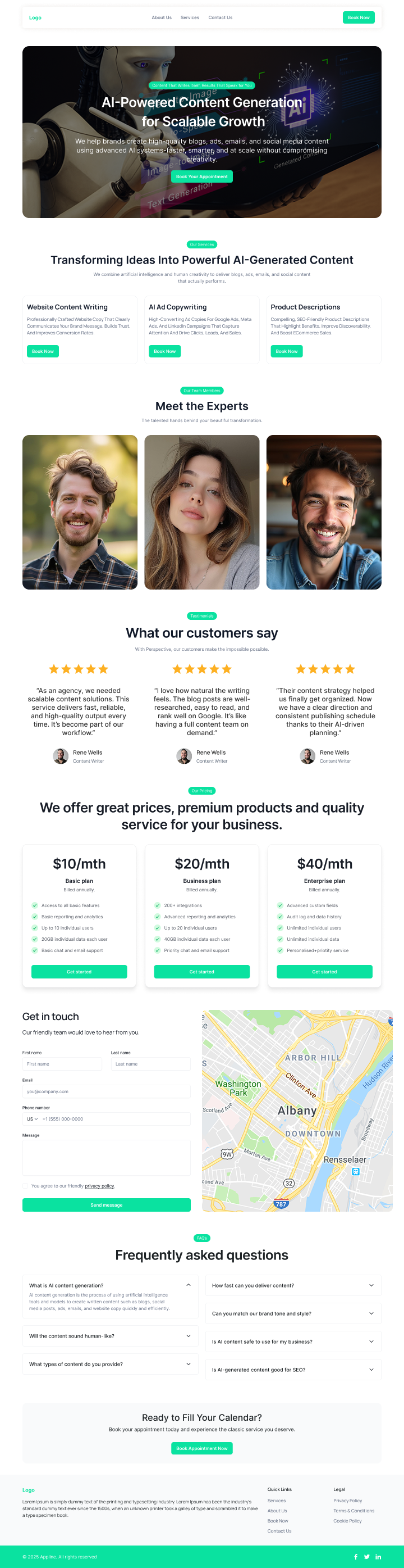 12/05/2026 AI Content Generation Agency  Website