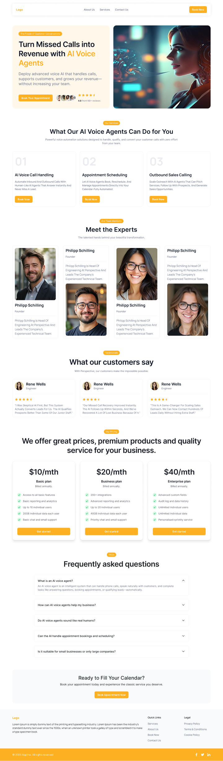27/04/2026 AI Voice Agent Agency  Website
